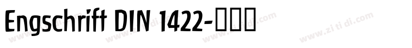 Engschrift DIN 1422字体转换